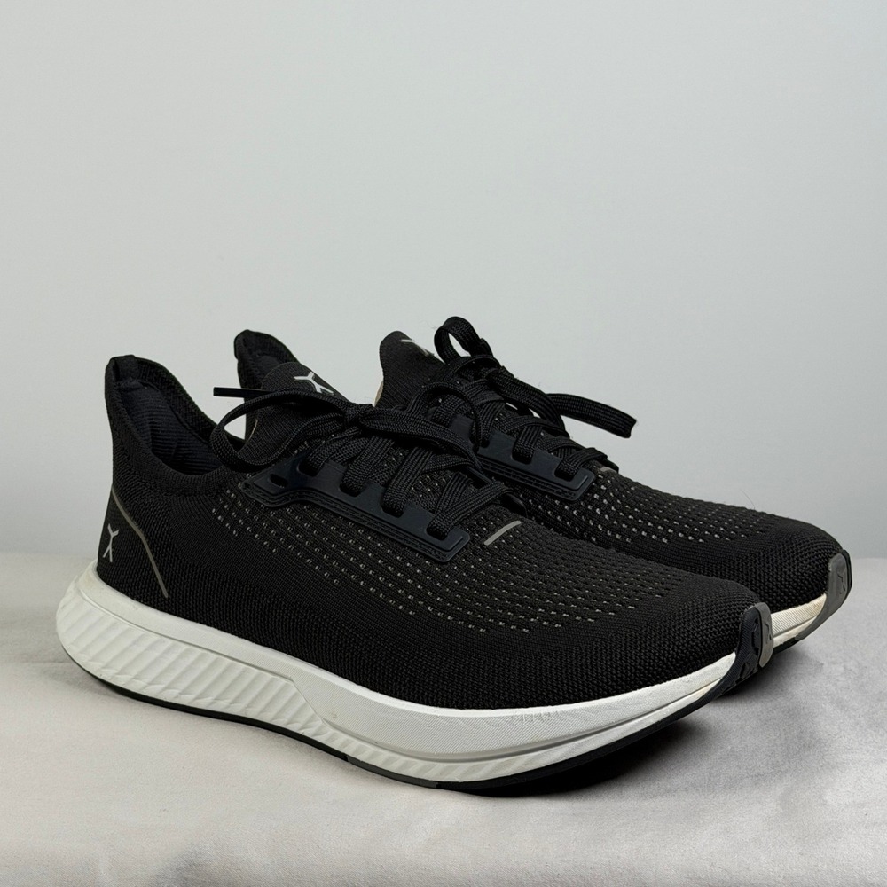 Flux Footwear Adapt Womens 7.5 Black White Knit Minimalist Training Shoes